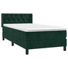 vidaXL &Kappa;&rho;&epsilon;&beta;ά&tau;&iota; Boxspring &mu;&epsilon; &Sigma;&tau;&rho;ώ&mu;&alpha; &Sigma;&kappa;&omicron;ύ&rho;&omicron; &Pi;&rho;ά&sigma;&iota;&nu;&omicron; 80x200 &epsilon;&kappa;. &Beta;&epsilon;&lambda;&omicron;ύ&delta;&iota;&nu;&omicron;