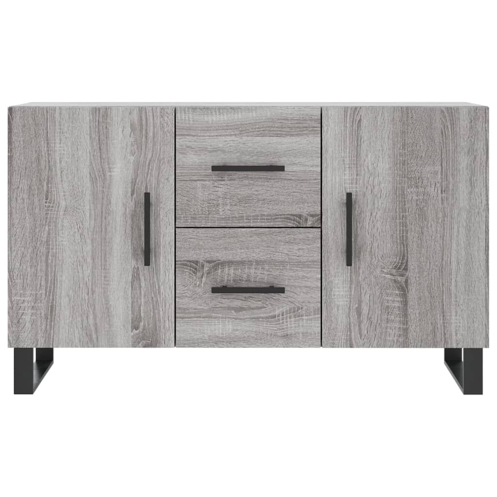 vidaXL Μπουφές Γκρι Sonoma 100 x 36 x 60 εκ. από Επεξεργασμένο Ξύλο
