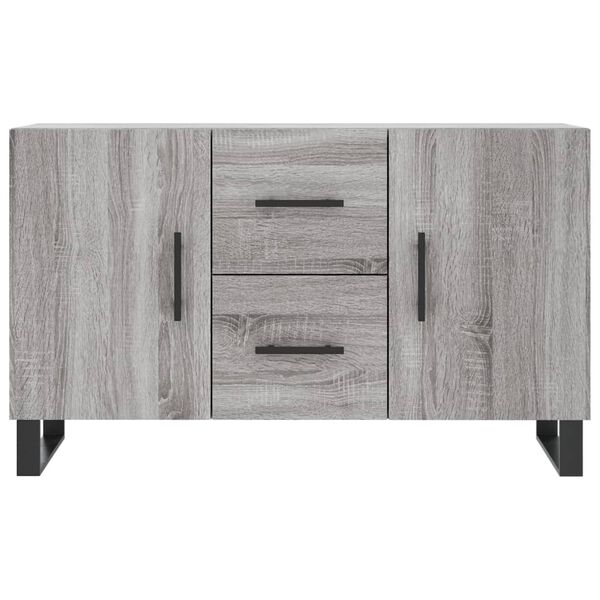 vidaXL Μπουφές Γκρι Sonoma 100 x 36 x 60 εκ. από Επεξεργασμένο Ξύλο