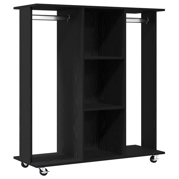 vidaXL Ντουλάπα Μαύρη δρυς 102 x 38 x 110 εκ. Επεξεργασμένο ξύλο