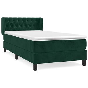 vidaXL &Kappa;&rho;&epsilon;&beta;ά&tau;&iota; Boxspring &mu;&epsilon; &Sigma;&tau;&rho;ώ&mu;&alpha; &Sigma;&kappa;&omicron;ύ&rho;&omicron; &Pi;&rho;ά&sigma;&iota;&nu;&omicron; 90x200 &epsilon;&kappa;. &Beta;&epsilon;&lambda;&omicron;ύ&delta;&iota;&nu;&omicron;