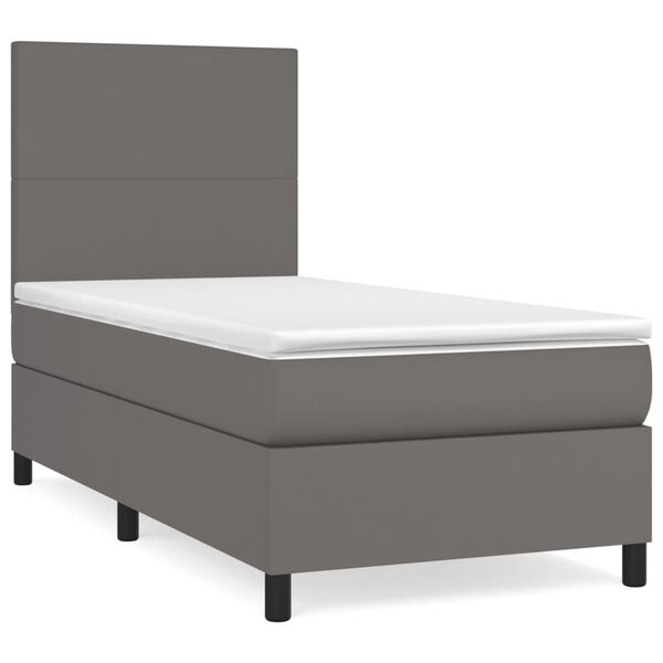 vidaXL &Kappa;&rho;&epsilon;&beta;ά&tau;&iota; Boxspring &mu;&epsilon; &Sigma;&tau;&rho;ώ&mu;&alpha; &Gamma;&kappa;&rho;&iota; 90x200 &epsilon;&kappa;. &alpha;&pi;ό &Sigma;&upsilon;&nu;&theta;&epsilon;&tau;&iota;&kappa;ό &Delta;έ&rho;&mu;&alpha;