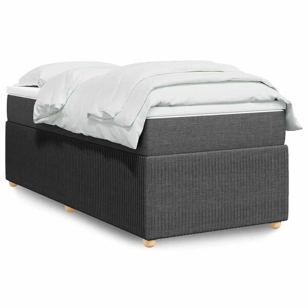 vidaXL &Kappa;&rho;&epsilon;&beta;ά&tau;&iota; Boxspring &mu;&epsilon; &Sigma;&tau;&rho;ώ&mu;&alpha; &Sigma;&kappa;&omicron;ύ&rho;&omicron; &Gamma;&kappa;&rho;&iota; 90x200 &epsilon;&kappa;. &Upsilon;&phi;&alpha;&sigma;&mu;ά&tau;&iota;&nu;&omicron;