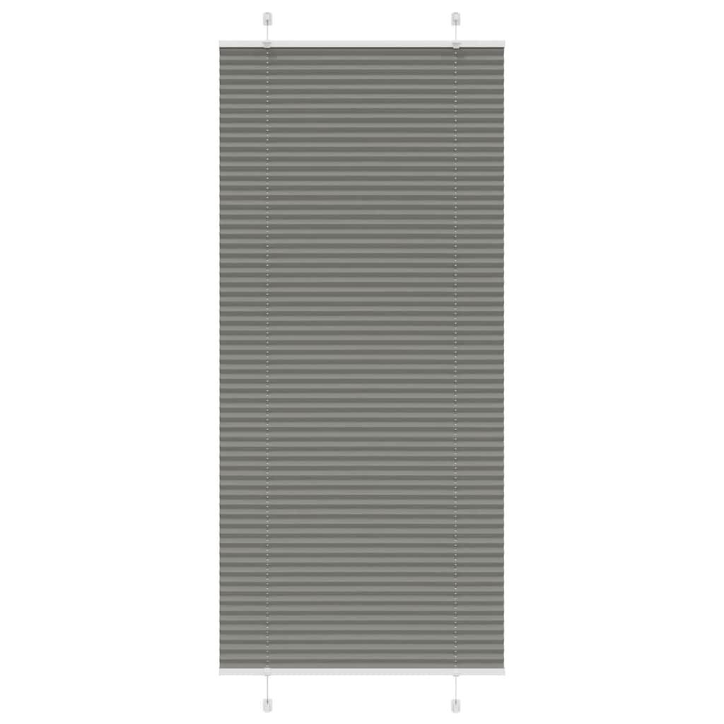 vidaXL Πλισέ περσίδα Ανθρακί 95x200 cm Πλάτος υφάσματος 94,4 cm