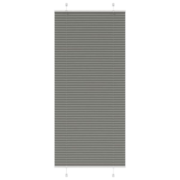 vidaXL Πλισέ περσίδα Ανθρακί 95x200 cm Πλάτος υφάσματος 94,4 cm