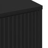vidaXL Πλαϊνό γραφείο Μαύρο 69.5 x 33 x 82 εκ. Επεξεργασμένο ξύλο