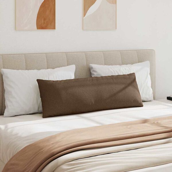 vidaXL Μαξιλάρι Καναπέ 2 pcs Καφέ 120 x 40 cm ύφασμα