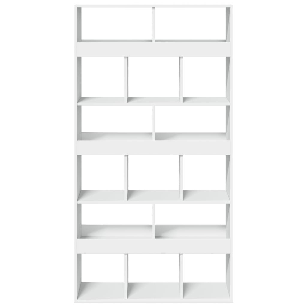 vidaXL Βιβλιοθήκη Λευκή 100x33x187,5 εκ. Επεξ. Ξύλο
