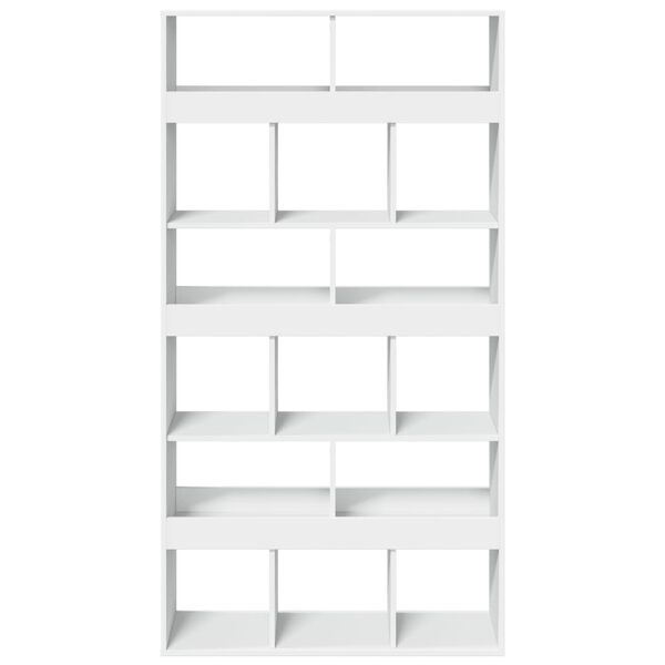 vidaXL Βιβλιοθήκη Λευκή 100x33x187,5 εκ. Επεξ. Ξύλο