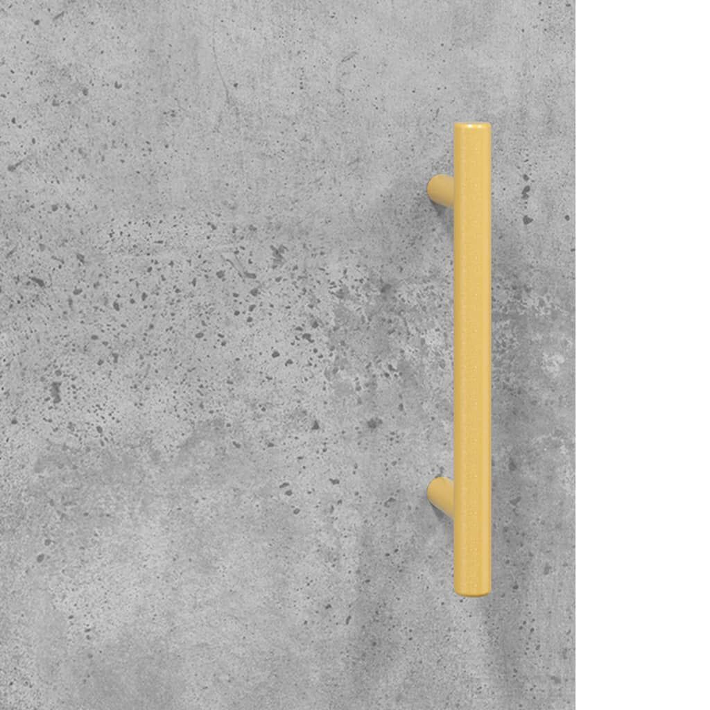 vidaXL Ντουλάπι Γκρι Σκυροδέματος 34,5x34x90 εκ. Επεξεργασμένο Ξύλο
