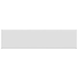 vidaXL &Sigma;&alpha;&beta;&alpha;&nu;&omega;&tau;ό &Pi;&alpha;&rho;&alpha;&theta;ύ&rho;&omicron;&upsilon; &Lambda;&epsilon;&upsilon;&kappa;ό 100 x 25 x 4,5 &epsilon;&kappa;. PVC