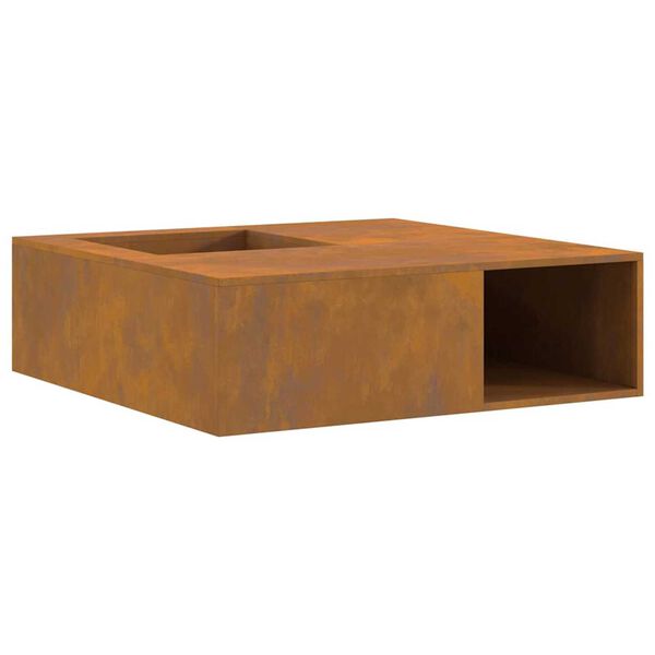 vidaXL Φωτιά Καφέ 100 x 100 x 30 cm Ατσάλι σκληρυθέν στον αέρα