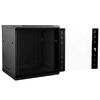 vidaXL Ντουλάπα δικτύου με αποθήκευση Μαύρο 53 x 60 x 60 εκ Ατσάλι