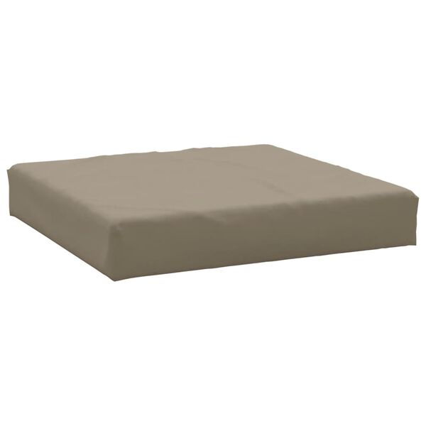 vidaXL Μαξιλάρια Παλέτας Taupe 60 x 60 x 6 εκ. από Ύφασμα Oxford