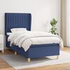 vidaXL &Kappa;&rho;&epsilon;&beta;ά&tau;&iota; Boxspring &mu;&epsilon; &Sigma;&tau;&rho;ώ&mu;&alpha; &Mu;&pi;&lambda;&epsilon; 100 x 200 &epsilon;&kappa;. &Upsilon;&phi;&alpha;&sigma;&mu;ά&tau;&iota;&nu;&omicron;