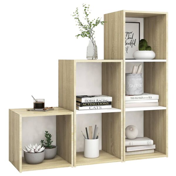 vidaXL Έ&pi;&iota;&pi;&lambda;&alpha; &Tau;&eta;&lambda;&epsilon;ό&rho;&alpha;&sigma;&eta;&sigmaf; &Sigma;&epsilon;&tau; 3 &tau;&epsilon;&mu;. &Lambda;&epsilon;&upsilon;&kappa;ό/Sonoma &Delta;&rho;&upsilon;&sigmaf; &alpha;&pi;ό &Epsilon;&pi;&epsilon;&xi;. &Xi;ύ&lambda;&omicron;