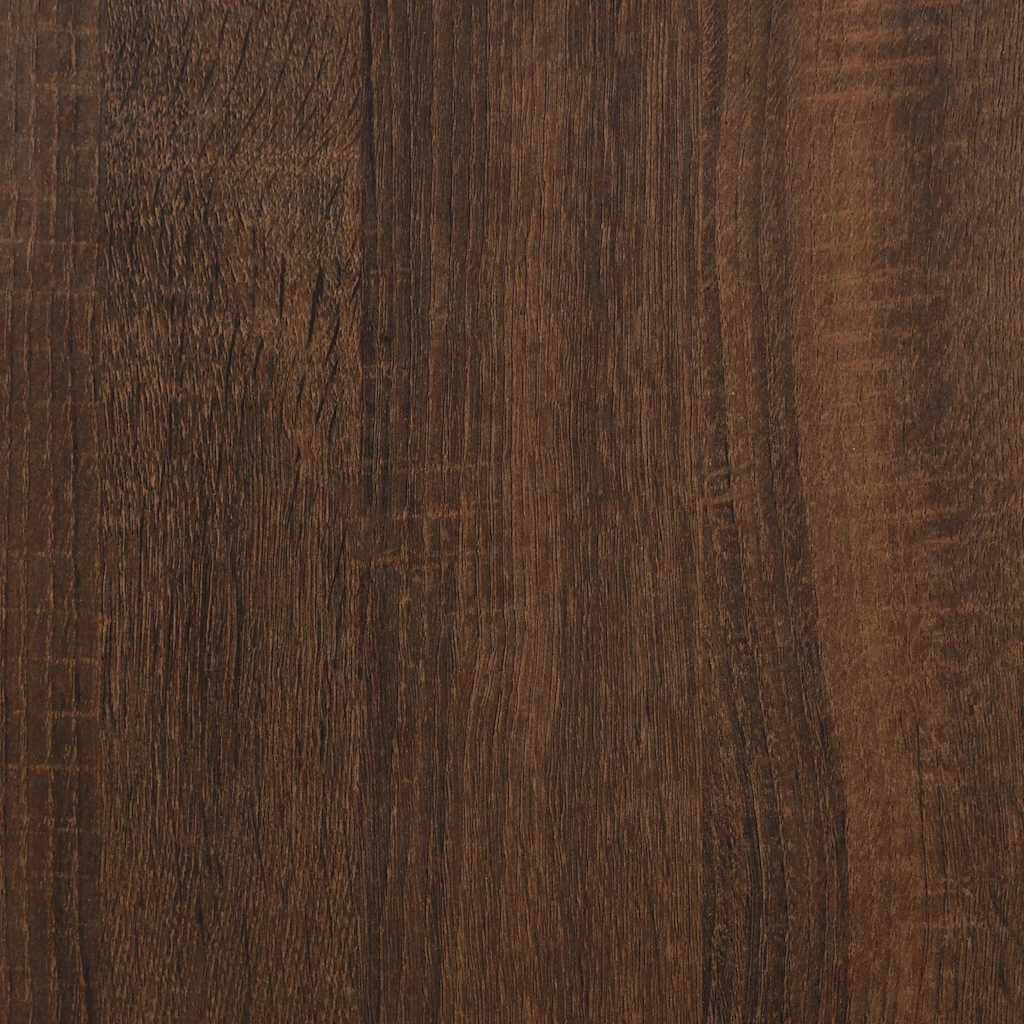vidaXL Ντουλάπι Μπάνιου Καφέ Δρυς 60x32x53,5 εκ. Επεξεργασμένο Ξύλο