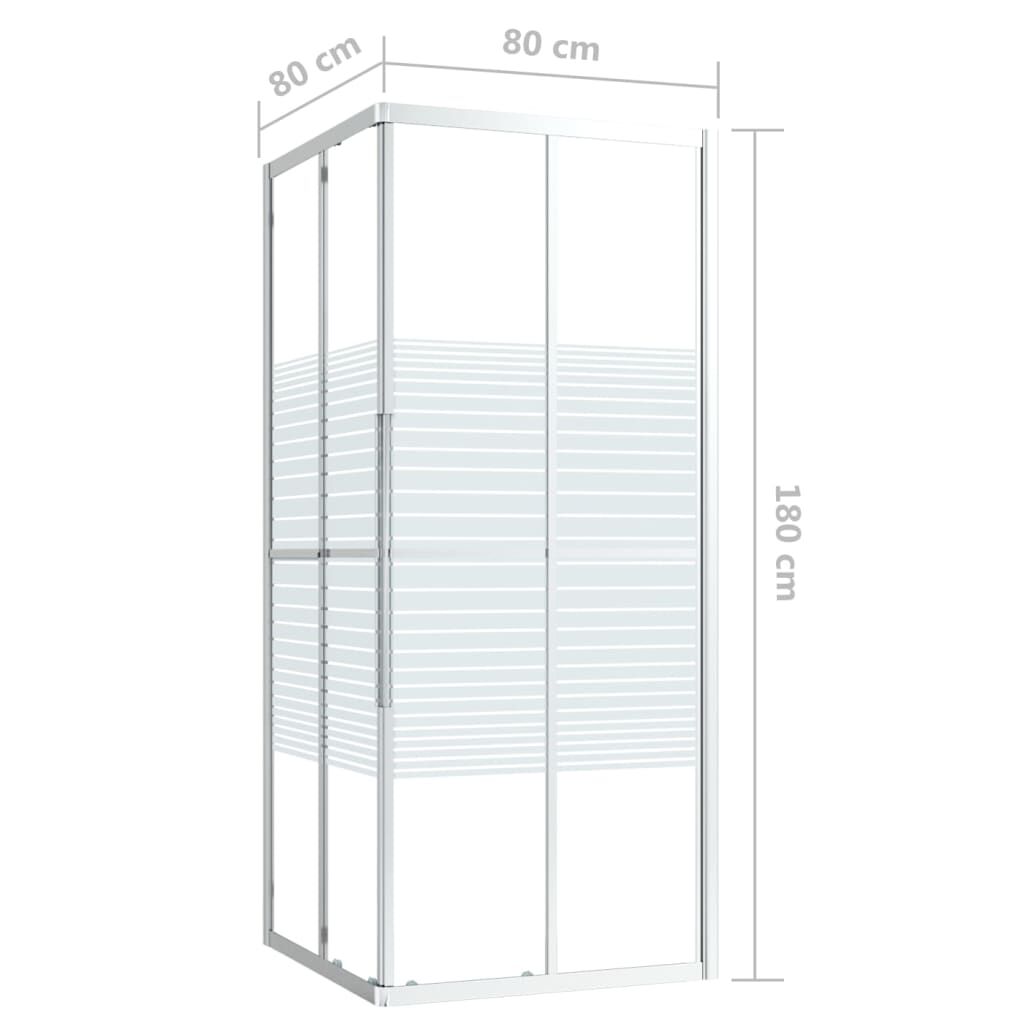 vidaXL Καμπίνα Ντουζιέρας 80 x 80 x 180 εκ. από ESG