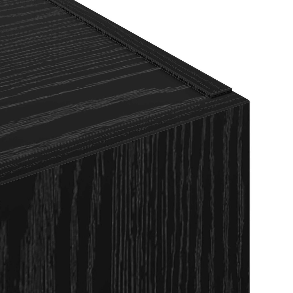 vidaXL Γραφείο Ντουλάπι Μαύρη δρυς 60 x 32 x 115 cm Επεξεργασμένο ξύλο