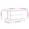 vidaXL Τραπεζάκι Σαλονιού Γκρι Sonoma 102x55,5x40εκ Επεξεργασμένο Ξύλο