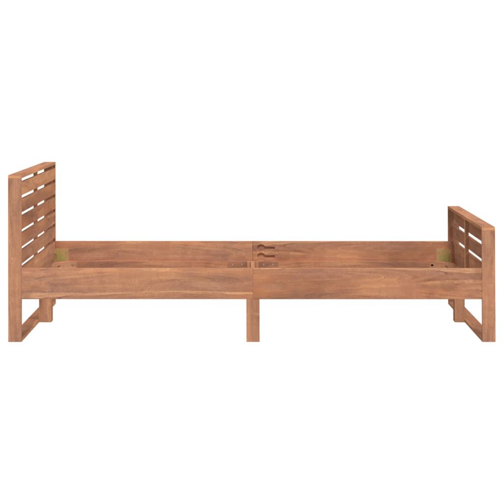 vidaXL Πλαίσιο Κρεβατιού 100 x 200 εκ. από Μασίφ Ξύλο Teak