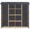 vidaXL Ντουλάπα Γκρι 173 x 40 x 170 εκ. Υφασμάτινη
