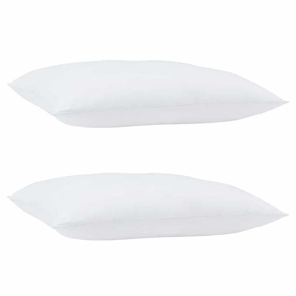 vidaXL Σετ Παπλωμάτων 3 pcs Λευκό Μικροΐνες και Φτερά Από Πούπουλο