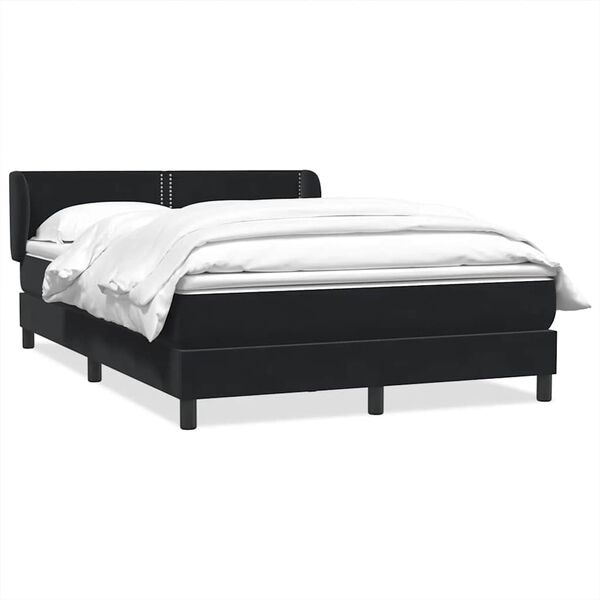 vidaXL &Kappa;&rho;&epsilon;&beta;ά&tau;&iota; Boxspring &mu;&epsilon; &Sigma;&tau;&rho;ώ&mu;&alpha; &Mu;&alpha;ύ&rho;&omicron; 160x210 &epsilon;&kappa;. &Beta;&epsilon;&lambda;&omicron;ύ&delta;&iota;&nu;&omicron;