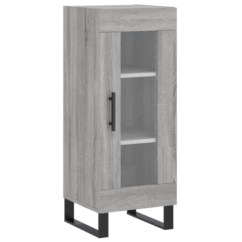 vidaXL Ντουλάπι Γκρι Sonoma 34,5x34x90 εκ. από Επεξεργασμένο Ξύλο