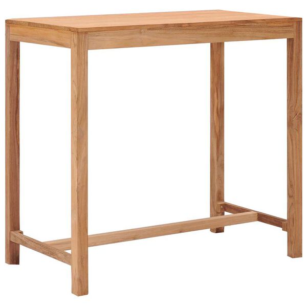 vidaXL Τραπέζι Μπαρ Κήπου 110 x 60 x 105 εκ. από Μασίφ Ξύλο Teak