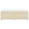 vidaXL &Kappa;&rho;&epsilon;&beta;ά&tau;&iota; Boxspring &mu;&epsilon; &Sigma;&tau;&rho;ώ&mu;&alpha; &Kappa;&rho;&epsilon;&mu; 160x200 &epsilon;&kappa;. &Upsilon;&phi;&alpha;&sigma;&mu;ά&tau;&iota;&nu;&omicron;