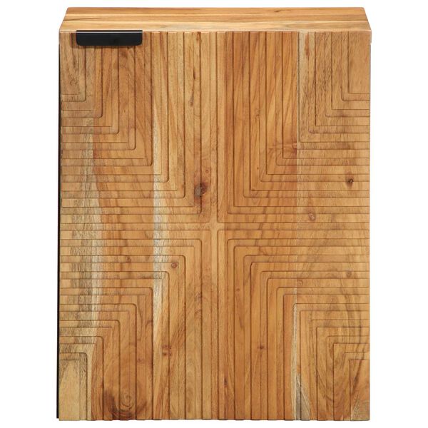 vidaXL Κρεμαστό Ντουλάπι Μπάνιου 38x33,5x48 εκ Μασίφ Ξύλο Ακακίας