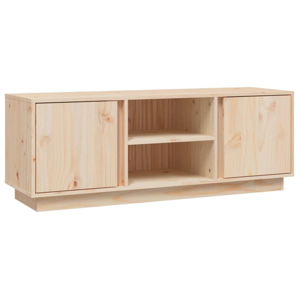 vidaXL Έπιπλο Τηλεόρασης 110 x 35 x 40,5 εκ. από Μασίφ Ξύλο Πεύκου