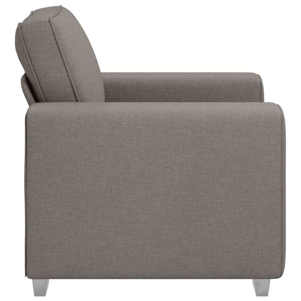 vidaXL Καναπές με μαξιλάρι Taupe 100 x 77 x 82 εκ ύφασμα