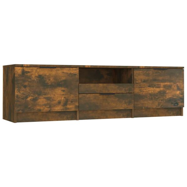 vidaXL Έπιπλο Τηλεόρασης Καπνιστή Δρυς 140x35x40 εκ Επεξεργασμένο Ξύλο