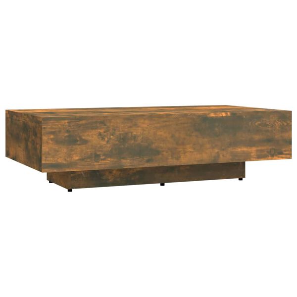 vidaXL Τραπεζάκι Σαλονιού Καπνιστή Δρυς 100x49,5x31 εκ. Επεξεργ. Ξύλο