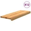 vidaXL &Pi;&alpha;&tau;ά&kappa;&iota;&alpha; &Sigma;&kappa;ά&lambda;&alpha;&sigmaf; 12 &tau;&epsilon;&mu;. &Alpha;&nu;&omicron;&iota;&chi;&tau;ό &Kappa;&alpha;&phi;έ 70x25x2 cm &Xi;ύ&lambda;&omicron; &Delta;&rho;&upsilon;ό&sigmaf;