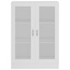 vidaXL Βιτρίνα Λευκή 82,5 x 30,5 x 115 εκ. Επεξ. Ξύλο