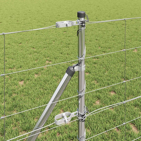 vidaXL &Sigma;&tau;ύ&lambda;&omicron;&sigmaf; &Pi;&epsilon;&rho;&iota;&phi;&rho;ά&xi;&epsilon;&omega;&nu; &Gamma;&alpha;&lambda;&beta;&alpha;&nu;&iota;&sigma;&mu;έ&nu;&omicron; 50 x 0,8 m &Alpha;&tau;&sigma;ά&lambda;&iota;