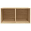 vidaXL Έπιπλο Δίσκων Βινυλίου Sonoma Δρυς 71x34x36 εκ. Επεξεργ. Ξύλο