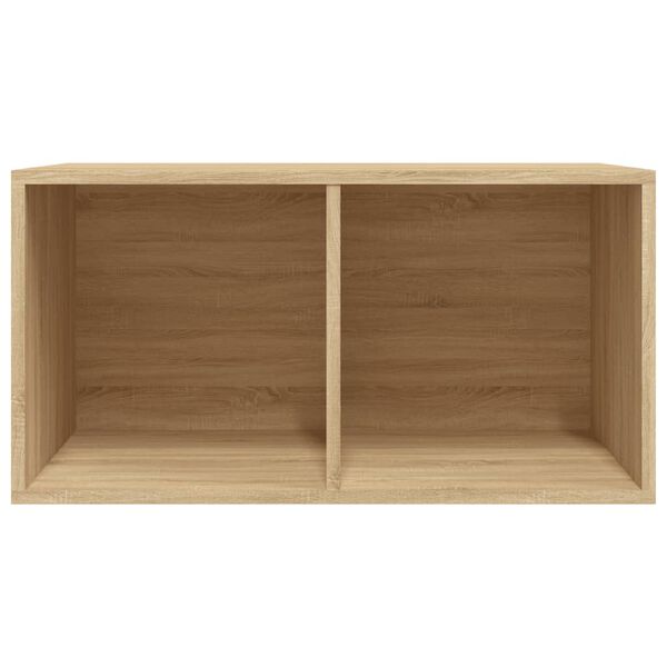 vidaXL Έπιπλο Δίσκων Βινυλίου Sonoma Δρυς 71x34x36 εκ. Επεξεργ. Ξύλο