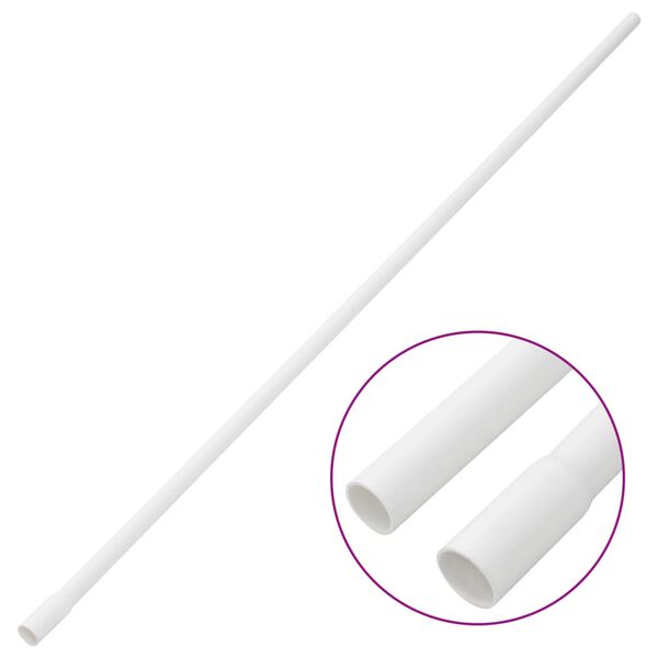 vidaXL Κανάλι Καλωδίων Ø16 χιλ. 10 μ. από PVC