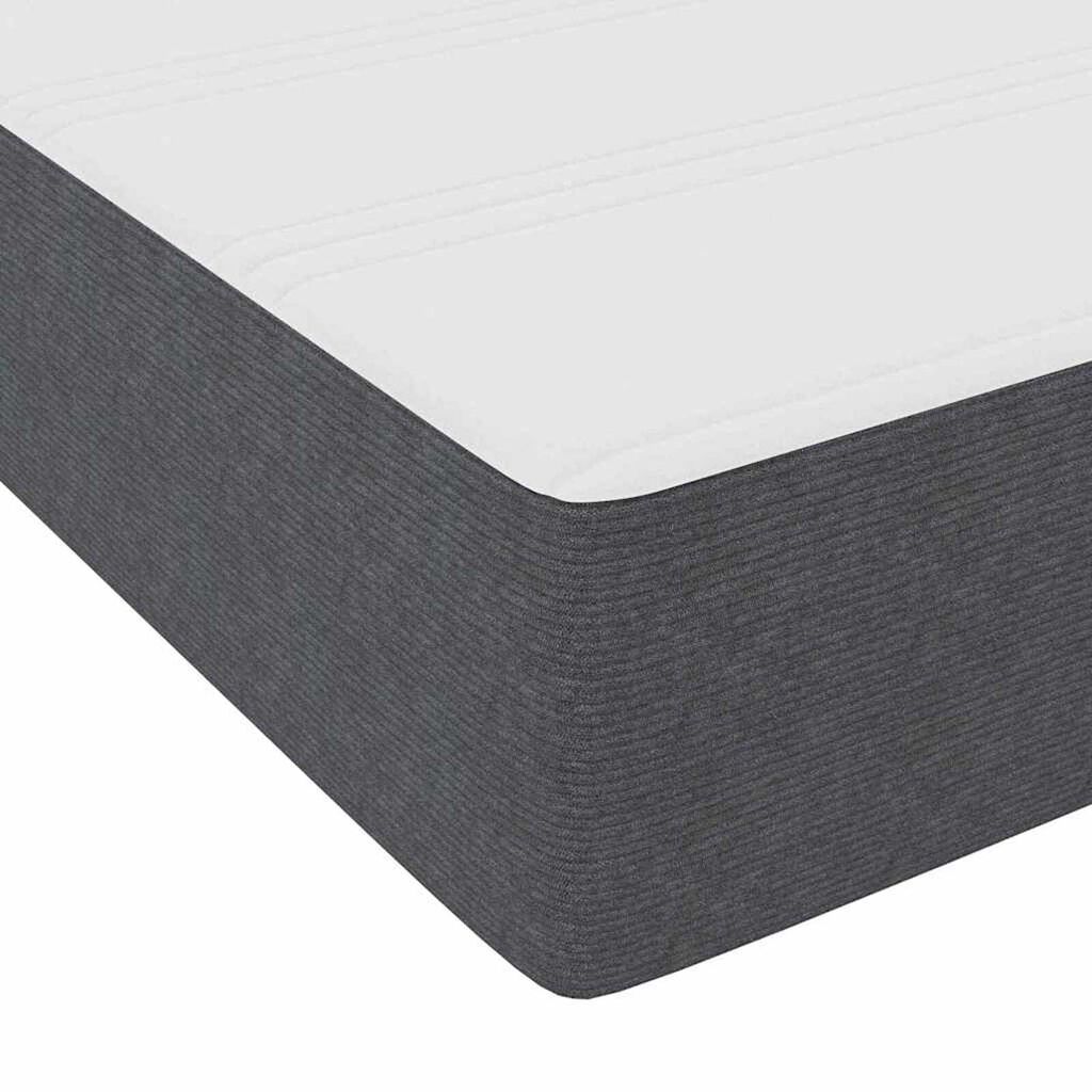 vidaXL Σκελετός Κρεβατιού Άλλο Σκούρο γκρι 140 x 200 cm Βελούδο