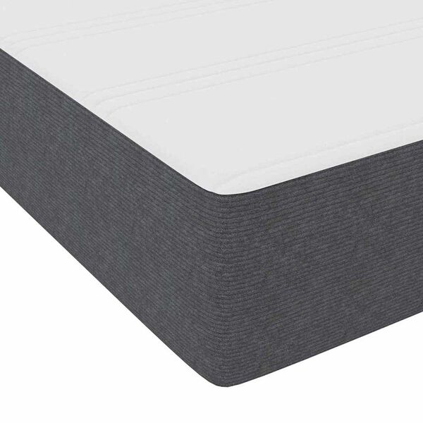 vidaXL Σκελετός Κρεβατιού Άλλο Σκούρο γκρι 140 x 200 cm Βελούδο