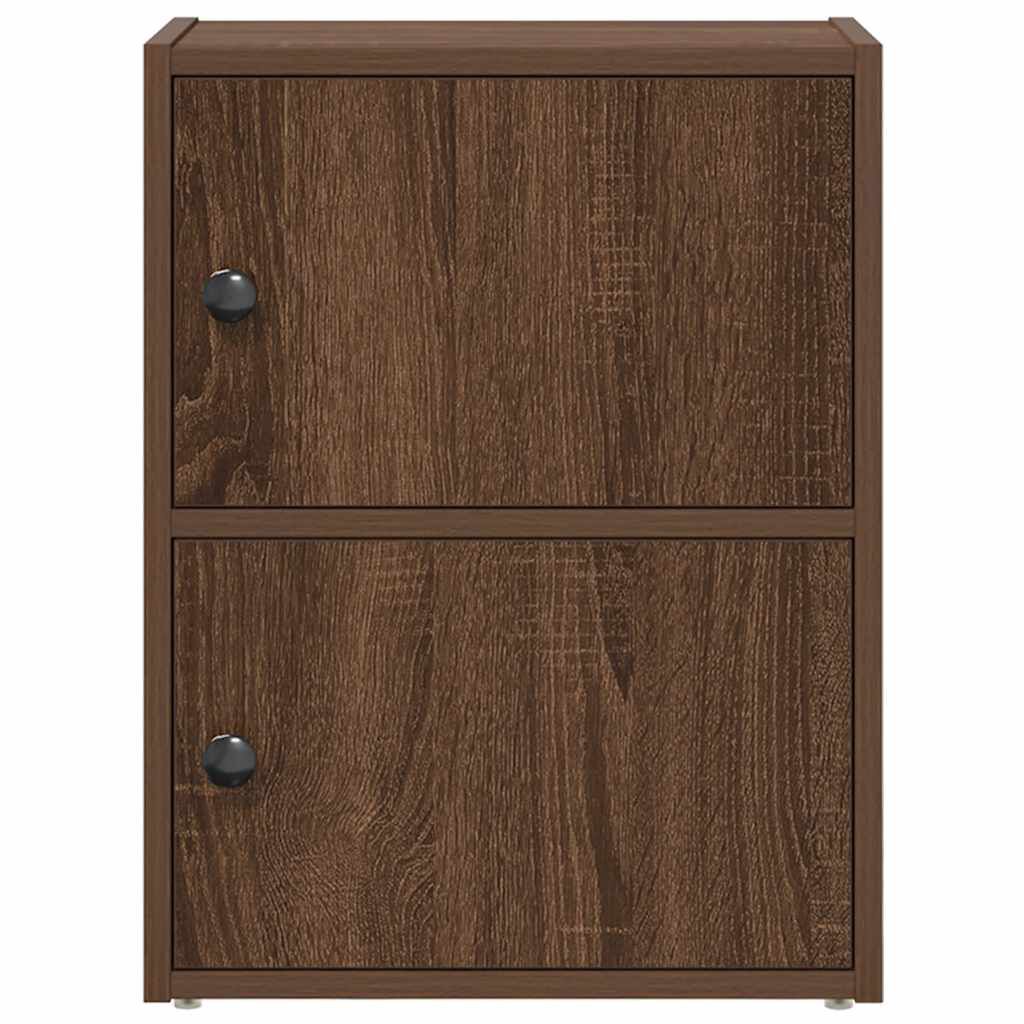 vidaXL Βιβλιοθήκη Καφέ Δρυς 40x24x52 εκ. από Επεξεργασμένο Ξύλο