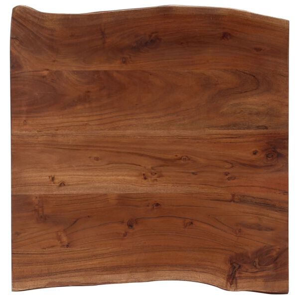 vidaXL Τραπεζάκι Σαλονιού Live Edge 60x60x40 εκ. Μασίφ Ξύλο Ακακίας