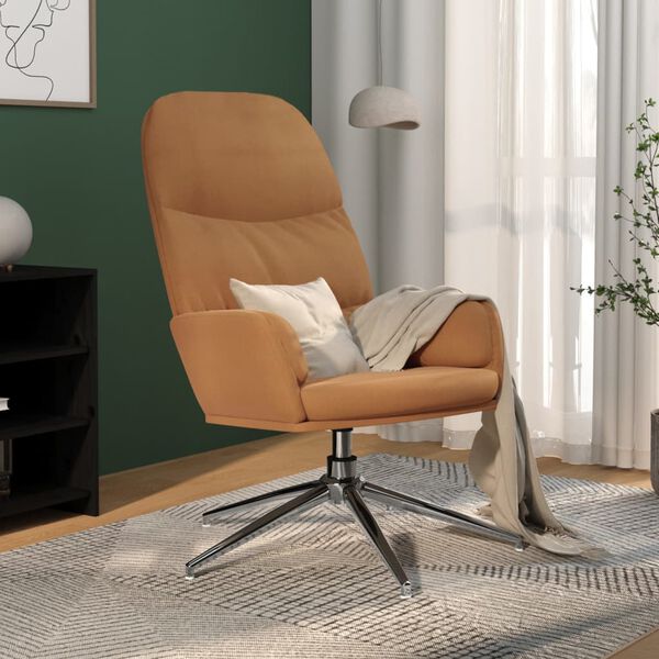 vidaXL Πολυθρόνα Relax Taupe από Συνθετικό Καστόρι