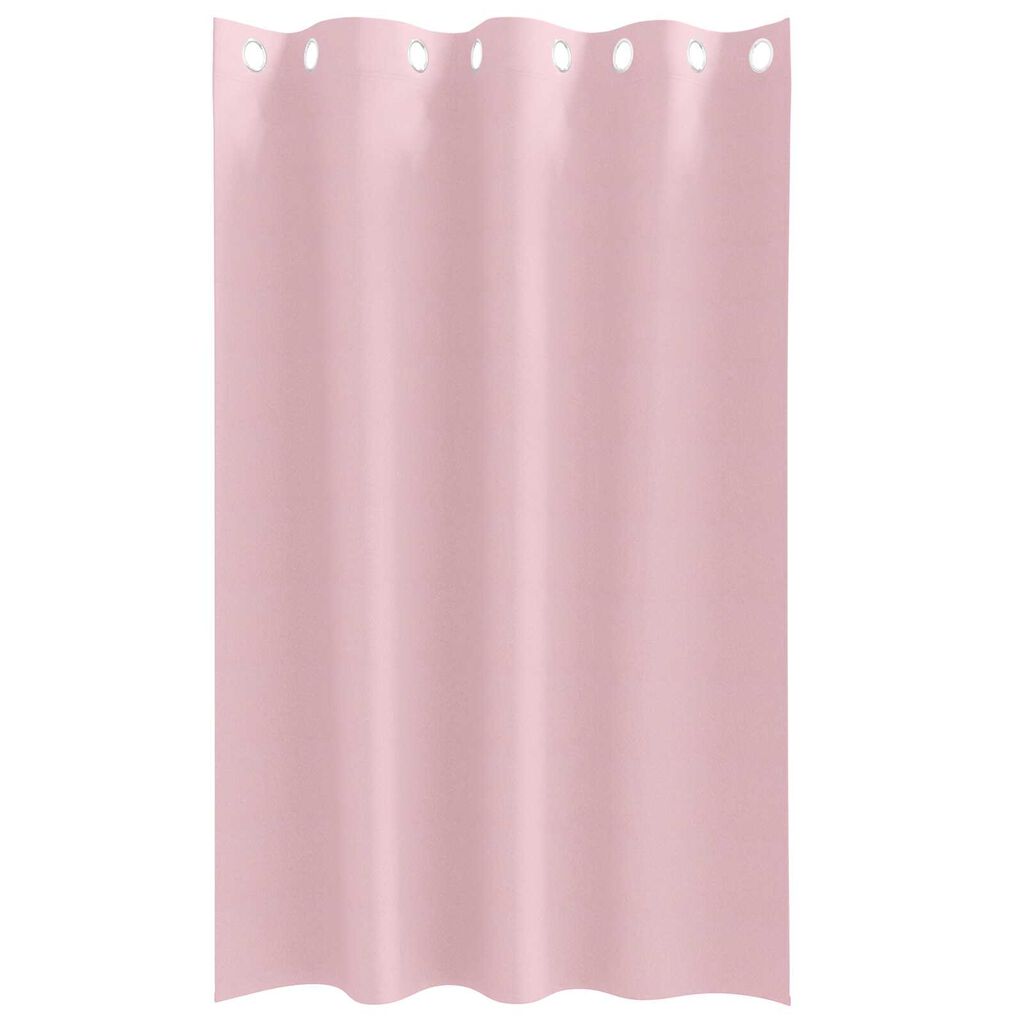 vidaXL Κουρτίνες 2 pcs Μωρουδίστικο Ροζ 175 x 140 εκ. Πολυεστέρας
