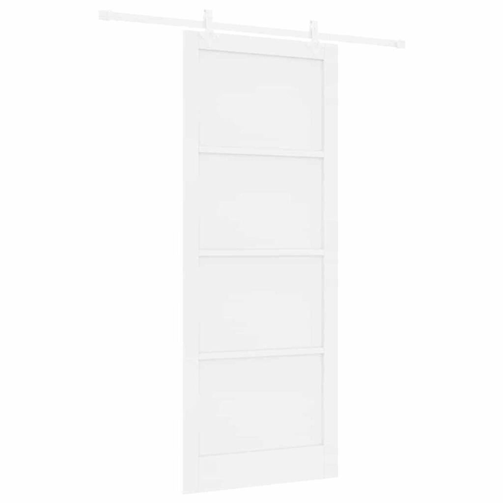 vidaXL Συρόμενη Πόρτα Λευκό 93 x 232 εκ.