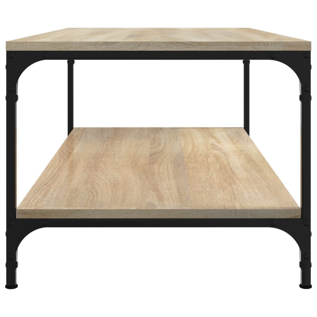 vidaXL Τραπεζάκι Σαλονιού Sonoma Δρυς 100x50x40 εκ. Επεξεργασμένο Ξύλο